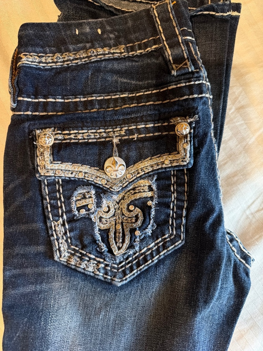 Jean Rock Revival Slim Boot / Ava